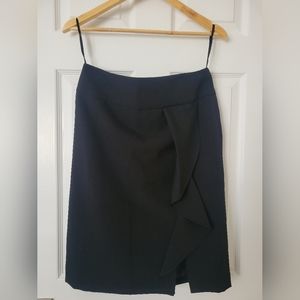 KASPER Black knee-length skirt (Size: 4)